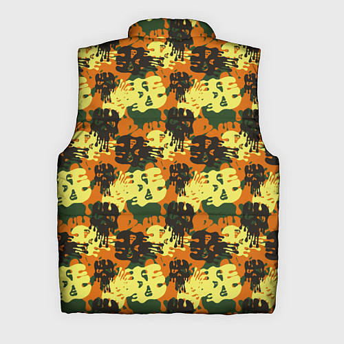 Мужской жилет Размалеванные черепа / 3D-Черный – фото 2