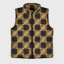 Мужской жилет Узор в шахматную клетку из квадратов