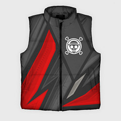 Мужской жилет One Piece red lines