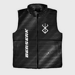 Мужской жилет Berserk metal anime lines, цвет: 3D-черный