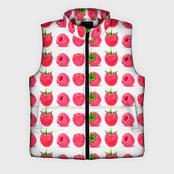 Мужской жилет Ягода малина узор, цвет: 3D-красный