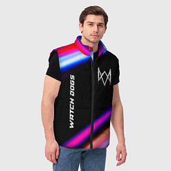 Мужской жилет Watch Dogs speed game lights, цвет: 3D-черный — фото 2