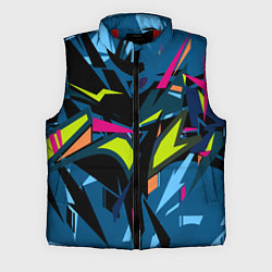 Мужской жилет Настоящая абстракция, цвет: 3D-красный