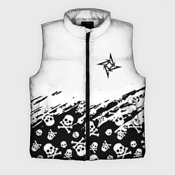 Мужской жилет Металика черепа рок, цвет: 3D-светло-серый