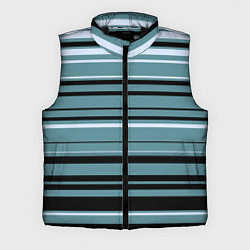 Мужской жилет Тёмный голубой в полоску