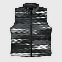 Мужской жилет Тёмный серый абстрактные полосы