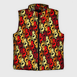 Мужской жилет Кокопелли - паттерн, цвет: 3D-светло-серый