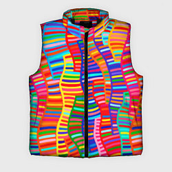 Мужской жилет Абстрактная полноцветная живопись