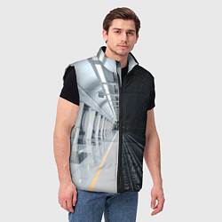 Мужской жилет Метро Москвы, цвет: 3D-черный — фото 2
