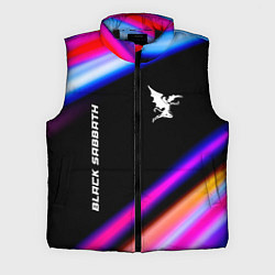 Мужской жилет Black Sabbath neon rock lights, цвет: 3D-черный