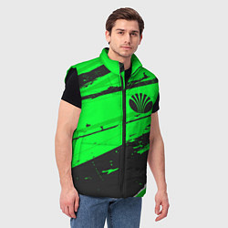 Мужской жилет Daewoo sport green, цвет: 3D-черный — фото 2