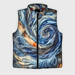 Мужской жилет Джинсовая воронка - модный тренд