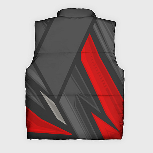 Мужской жилет DanMachi red lines / 3D-Черный – фото 2