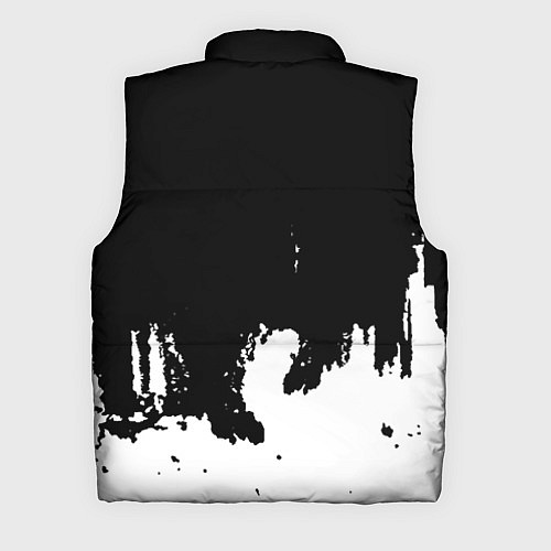 Мужской жилет Контра белые лого / 3D-Светло-серый – фото 2