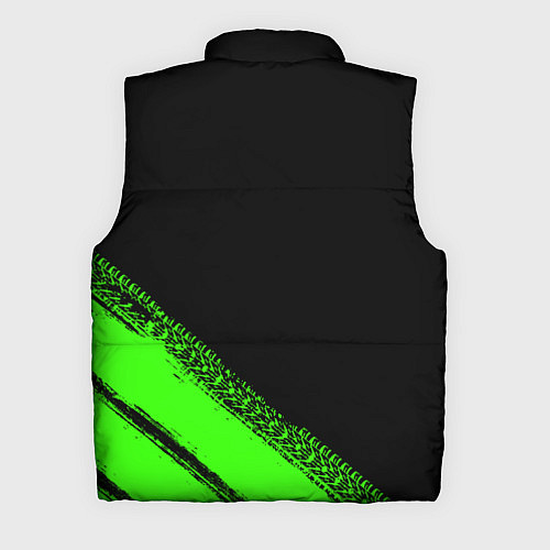 Мужской жилет Kawasaki - logo / 3D-Красный – фото 2