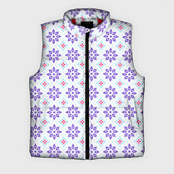 Мужской жилет Красивый цветочный узор, цвет: 3D-красный