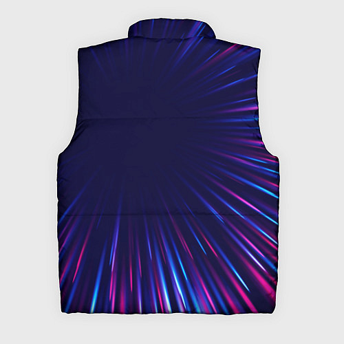 Мужской жилет Hunter x Hunter neon blast lines / 3D-Черный – фото 2