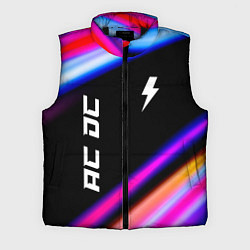 Мужской жилет AC DC neon rock lights, цвет: 3D-черный