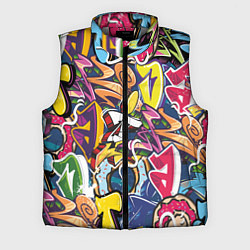 Мужской жилет Буква т в граффити