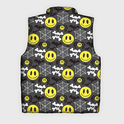 Мужской жилет Смайлик хэллоуин / 3D-Светло-серый – фото 2