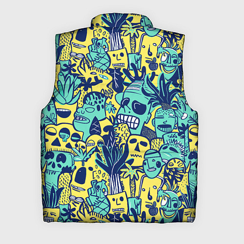 Мужской жилет Монстры тропические / 3D-Черный – фото 2