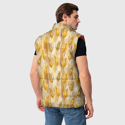 Мужской жилет Золотая нива / 3D-Красный – фото 4