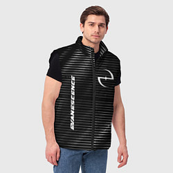 Мужской жилет Evanescence metal rock lines, цвет: 3D-черный — фото 2