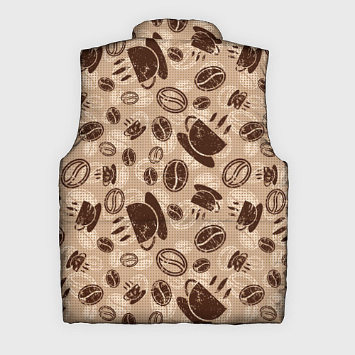 Мужской жилет Кофейный узор / 3D-Черный – фото 2