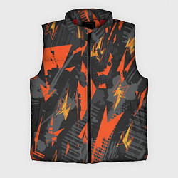 Мужской жилет Яркий абстрактный узор для спорта, цвет: 3D-красный