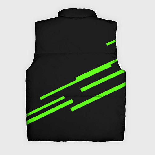 Мужской жилет Razer line green / 3D-Светло-серый – фото 2