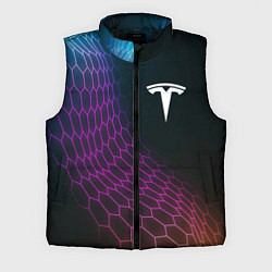 Мужской жилет Tesla neon hexagon