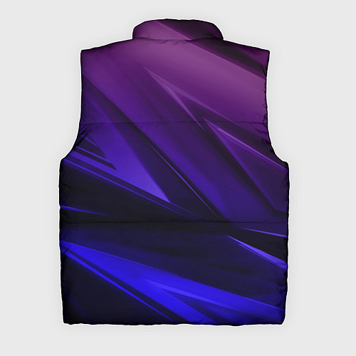 Мужской жилет Абстракция из градиента и линий / 3D-Красный – фото 2