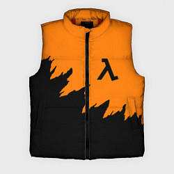 Мужской жилет Half life чёрно оранжевый, цвет: 3D-красный