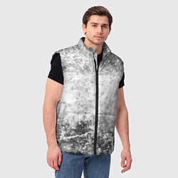Мужской жилет Абстракция - серый ветер, цвет: 3D-черный — фото 2