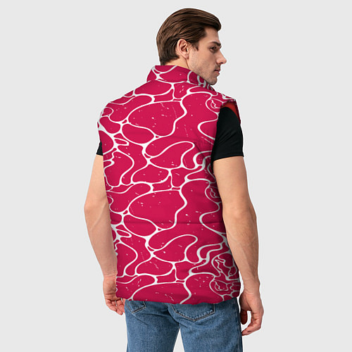 Мужской жилет Яркий абстрактный паттерн для спорта / 3D-Красный – фото 4