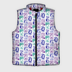 Мужской жилет Лица людей ретро, цвет: 3D-красный