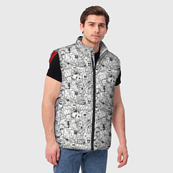 Мужской жилет Расслабься и веселись, цвет: 3D-красный — фото 2