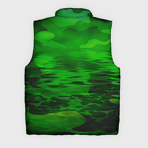 Мужской жилет Камуфляж с водой / 3D-Черный – фото 2