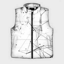 Мужской жилет Белый плексус, цвет: 3D-черный