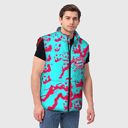 Мужской жилет Бавария Мюнхен спорт текстура, цвет: 3D-красный — фото 2