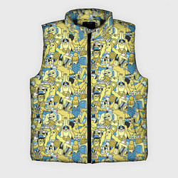 Мужской жилет Отдыхающие на пляже