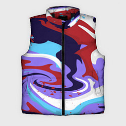 Мужской жилет Клякса абстракция, цвет: 3D-черный