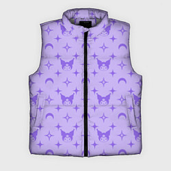 Мужской жилет Куроми фиолетовый паттерн, цвет: 3D-светло-серый