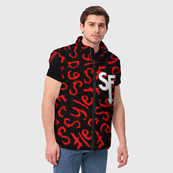 Мужской жилет Sally Face roglike game, цвет: 3D-красный — фото 2