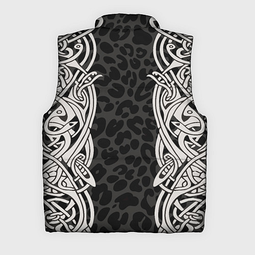 Мужской жилет Скандинавский кельтский узор / 3D-Черный – фото 2