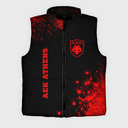 Мужской жилет AEK Athens - red gradient вертикально