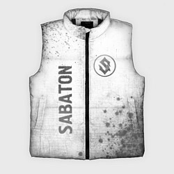 Мужской жилет Sabaton - white gradient вертикально