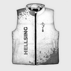 Мужской жилет Hellsing - white gradient вертикально