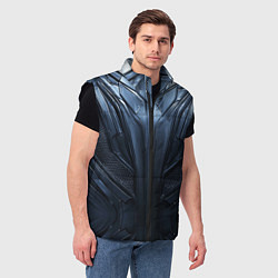 Мужской жилет Металлический карбон, цвет: 3D-черный — фото 2