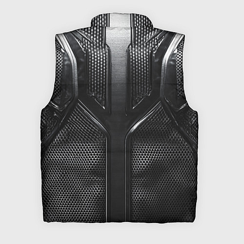 Мужской жилет Карбоновый байкер / 3D-Черный – фото 2